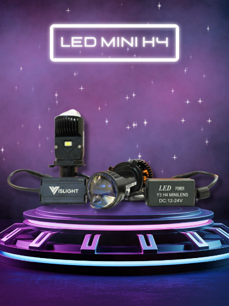  Bóng Led mini H4 Vislight